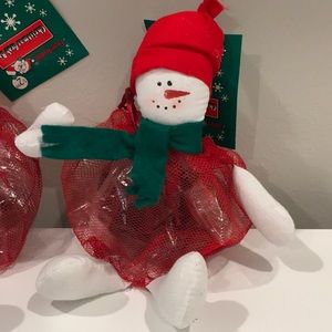6 Snowman Gift Bags